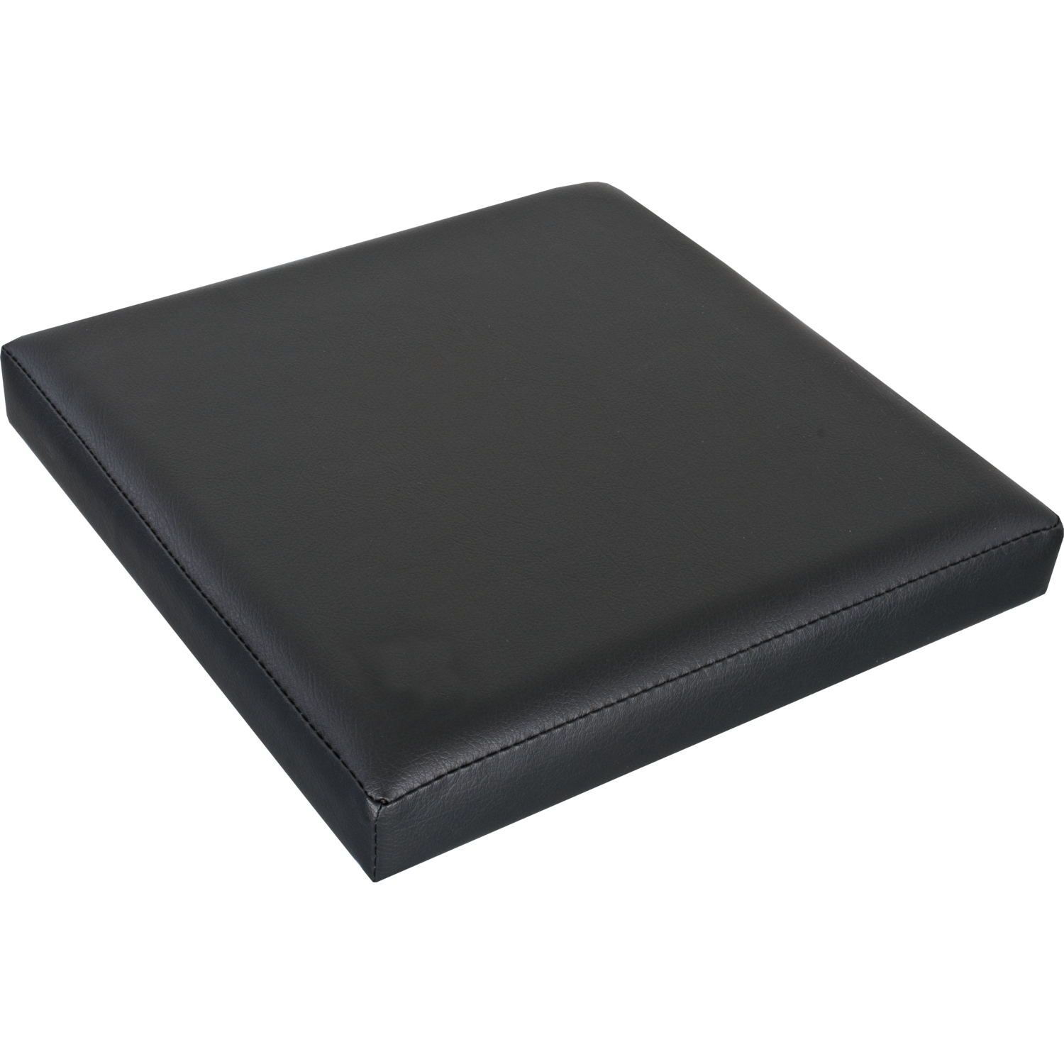 VESTIAMO CASA - Pouf Contenitore Nero in ecopelle richiudibile h38x38x38 cm